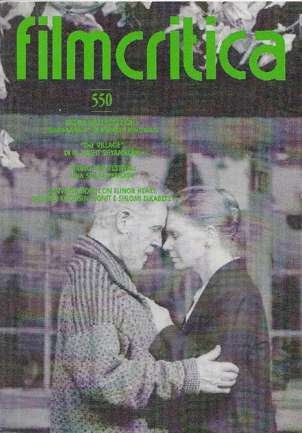 FILMCRITICA magazine side cover Issue 550 December 2004