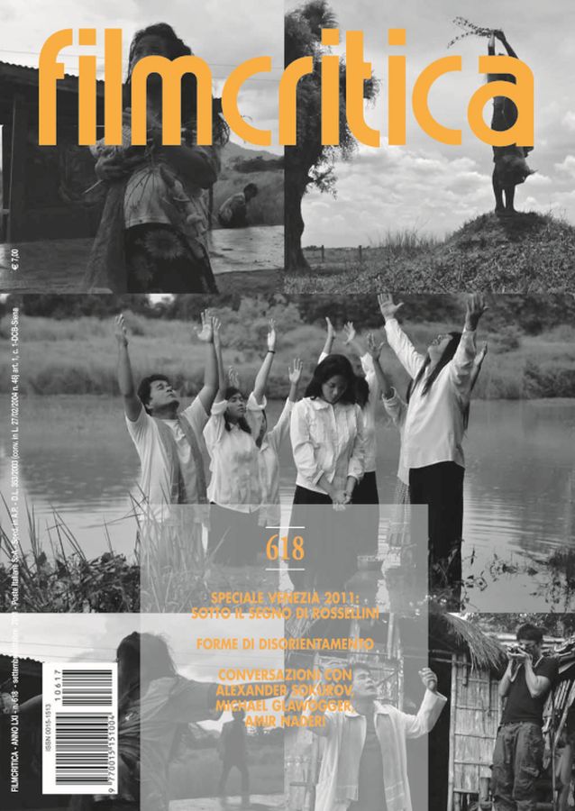 FILMCRITICA magazine side cover Issue 618 August/September/October 2011