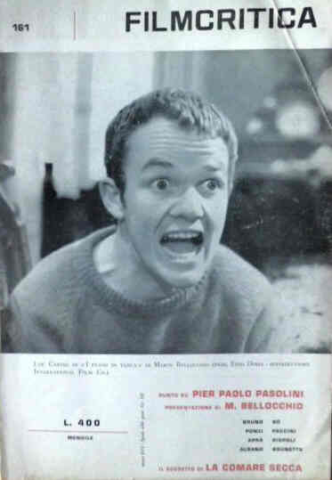 FILMCRITICA magazine side cover Issue 161  1965