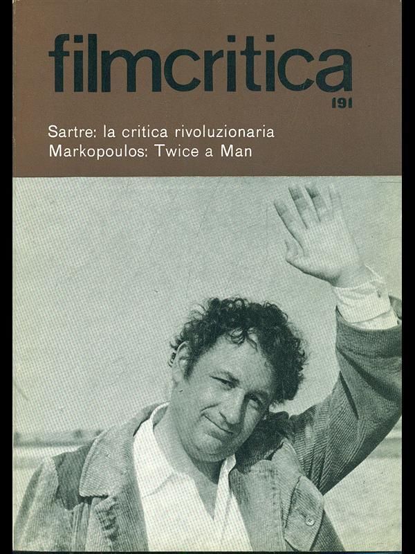 FILMCRITICA magazine side cover Issue 191 September 1968