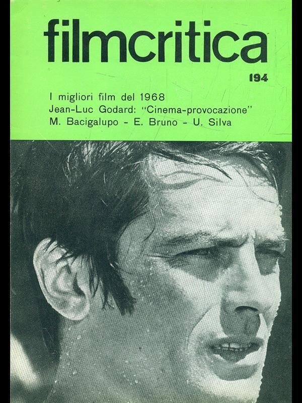FILMCRITICA magazine side cover Issue 194 January 1969
