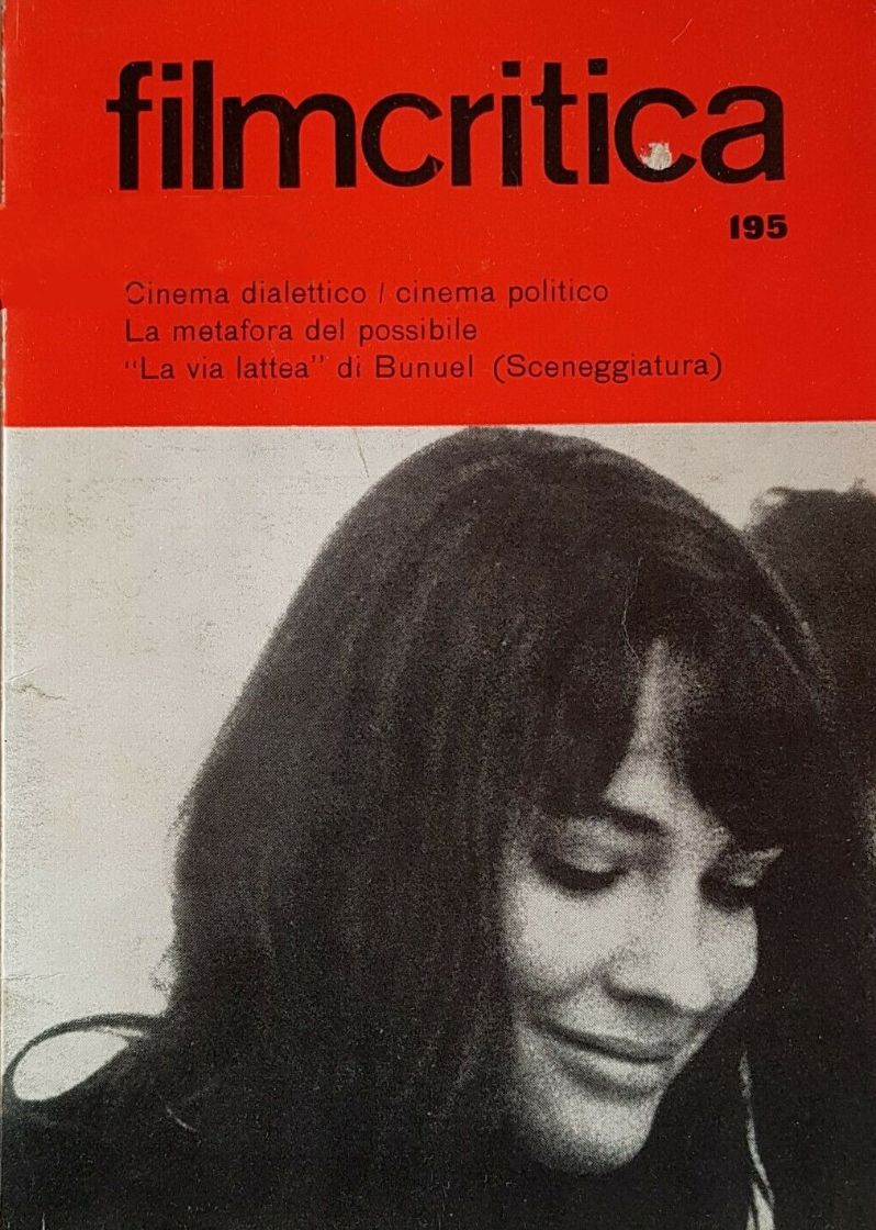 FILMCRITICA magazine side cover Issue 195 February 1969
