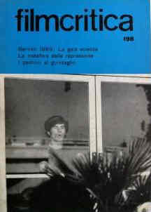 FILMCRITICA magazine side cover Issue 198 May 1969