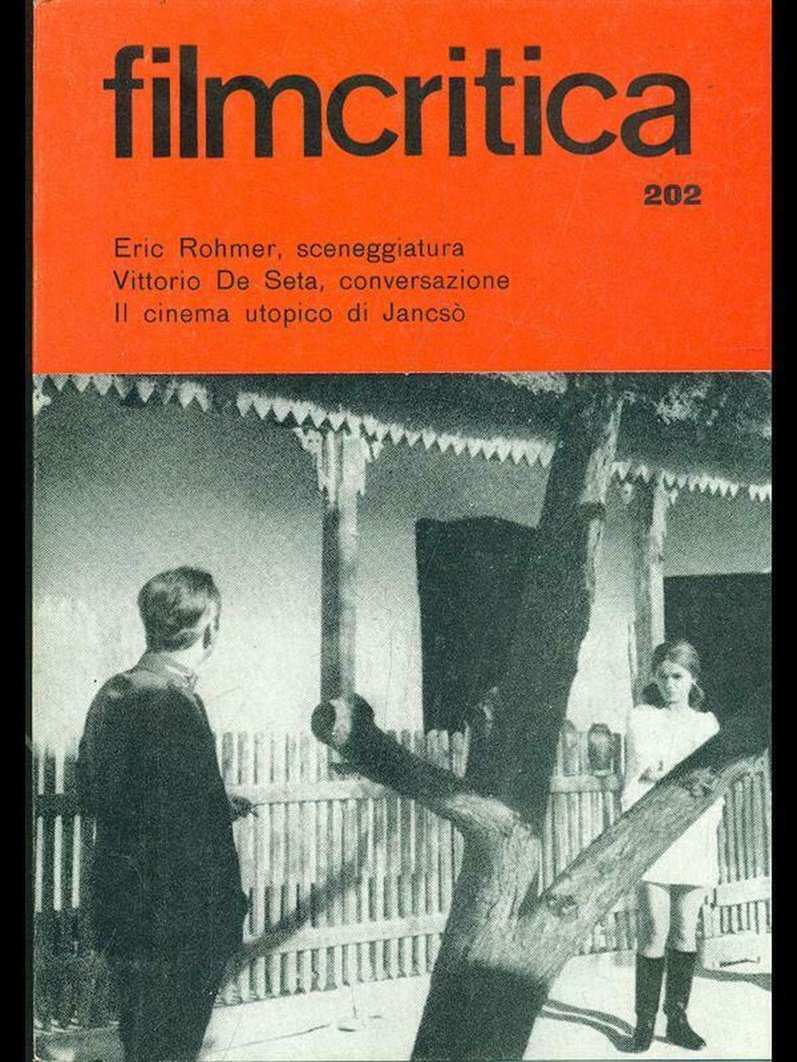 FILMCRITICA magazine side cover Issue 202 November/December 1969