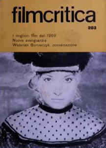 FILMCRITICA magazine side cover Issue 203 January 1970