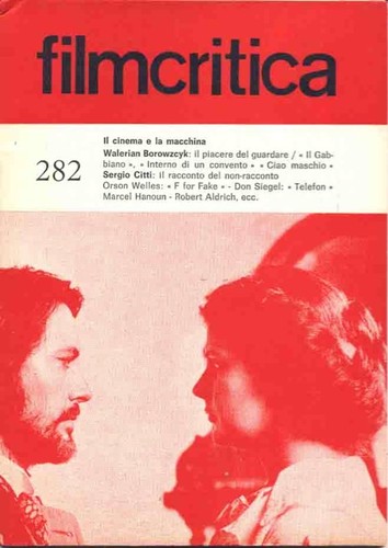 FILMCRITICA magazine side cover Issue 282 February 1978