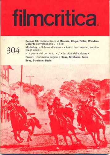 FILMCRITICA magazine side cover Issue 304 April 1980