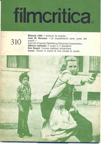 FILMCRITICA magazine side cover Issue 310 December 1980
