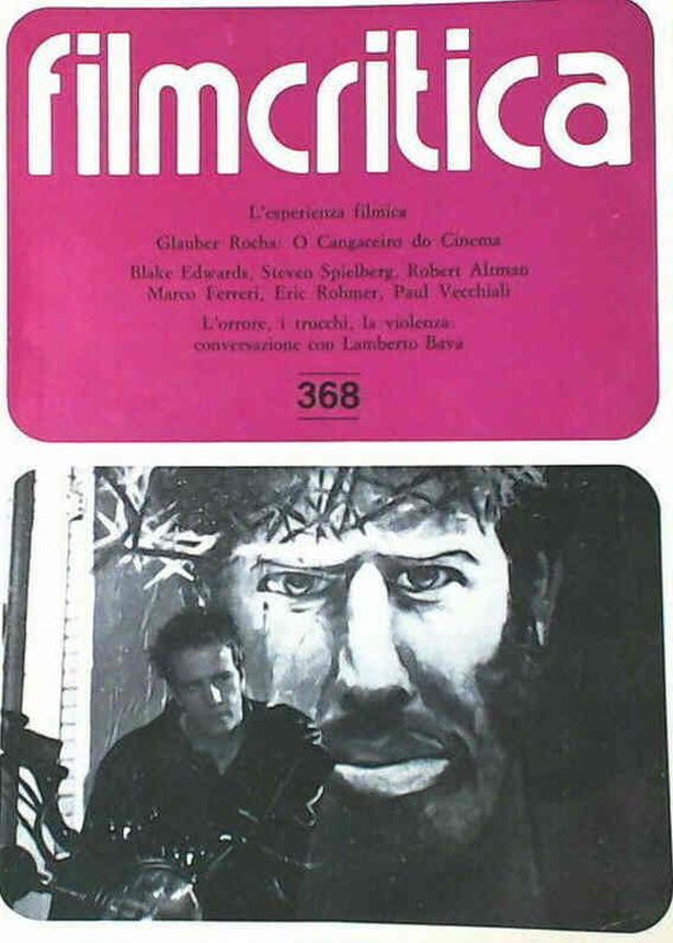 FILMCRITICA magazine side cover Issue 368  1986