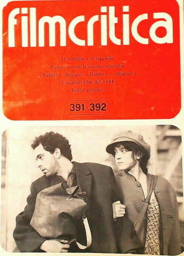 FILMCRITICA magazine side cover Issue 391-2 January/February 1989