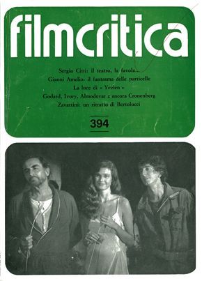 FILMCRITICA magazine side cover Issue 394  1989