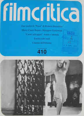 FILMCRITICA magazine side cover Issue 410 December 1990