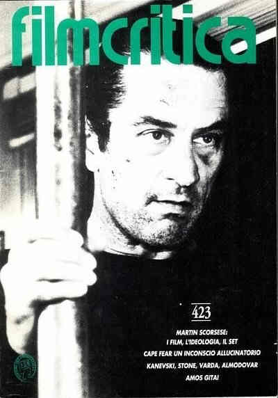FILMCRITICA magazine side cover Issue 423 March 1992