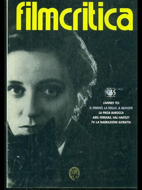 FILMCRITICA magazine side cover Issue 435 May 1993