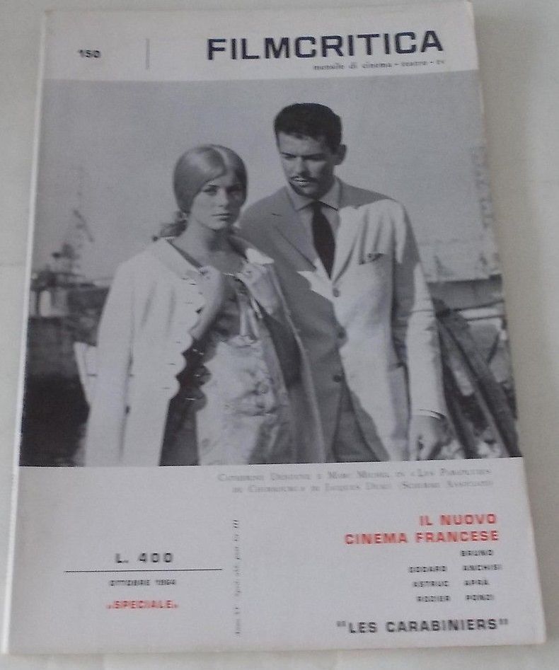 FILMCRITICA magazine side cover Issue 150  1964