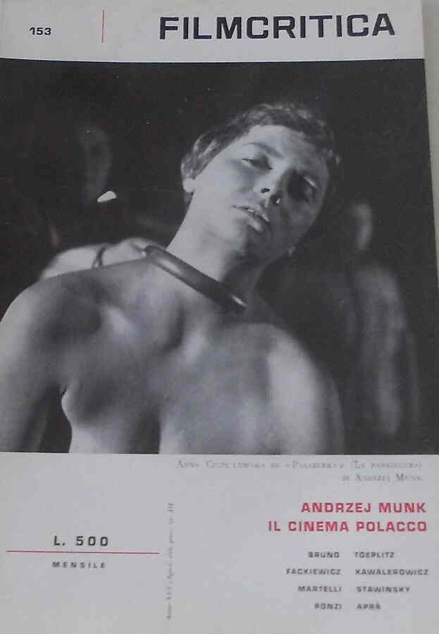 FILMCRITICA magazine side cover Issue 153  1965