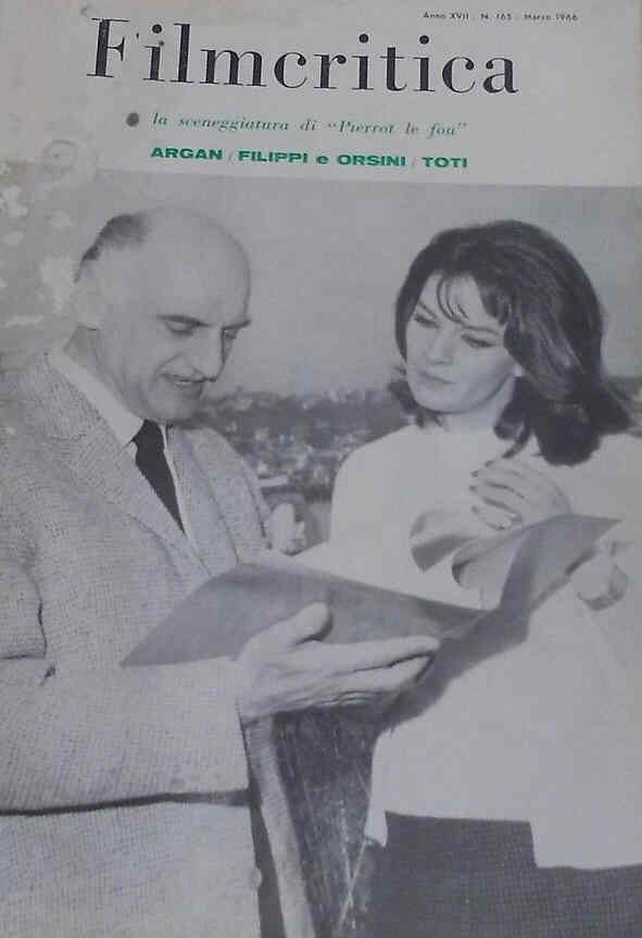 FILMCRITICA magazine side cover Issue 165 March 1966