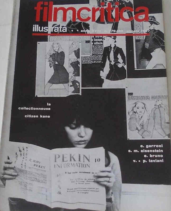 FILMCRITICA magazine side cover Issue 179/180 August 1967