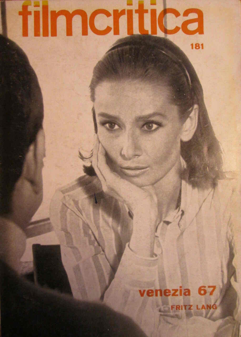 FILMCRITICA magazine side cover Issue 181  1967