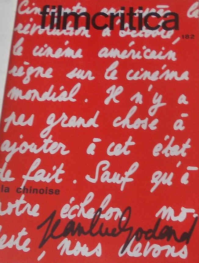 FILMCRITICA magazine side cover Issue 182  1967