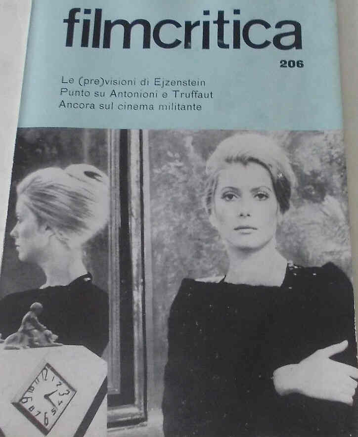 FILMCRITICA magazine side cover Issue 206  1970