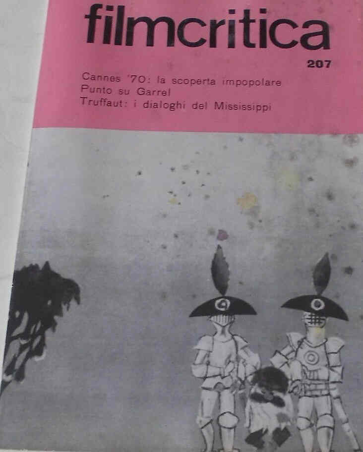 FILMCRITICA magazine side cover Issue 207  1970