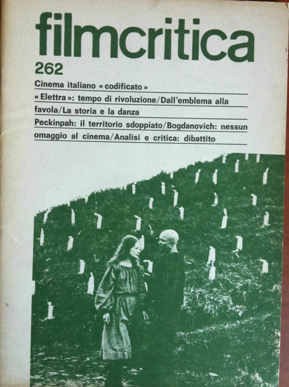 FILMCRITICA magazine side cover Issue 262  March 1976