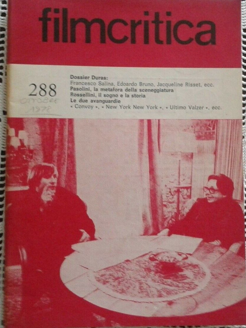 FILMCRITICA magazine side cover Issue 288  October 1978