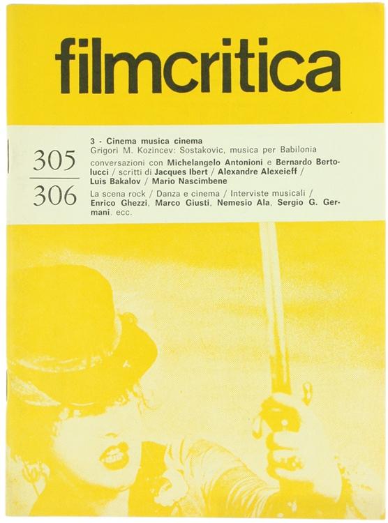FILMCRITICA magazine side cover Issue 305-306  May/June 1980