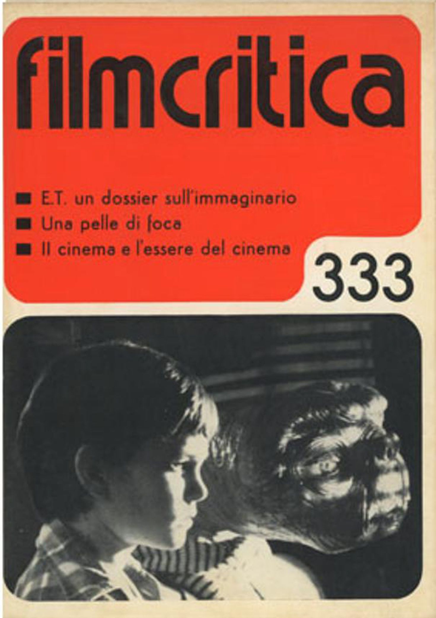 FILMCRITICA magazine side cover Issue 333   1983