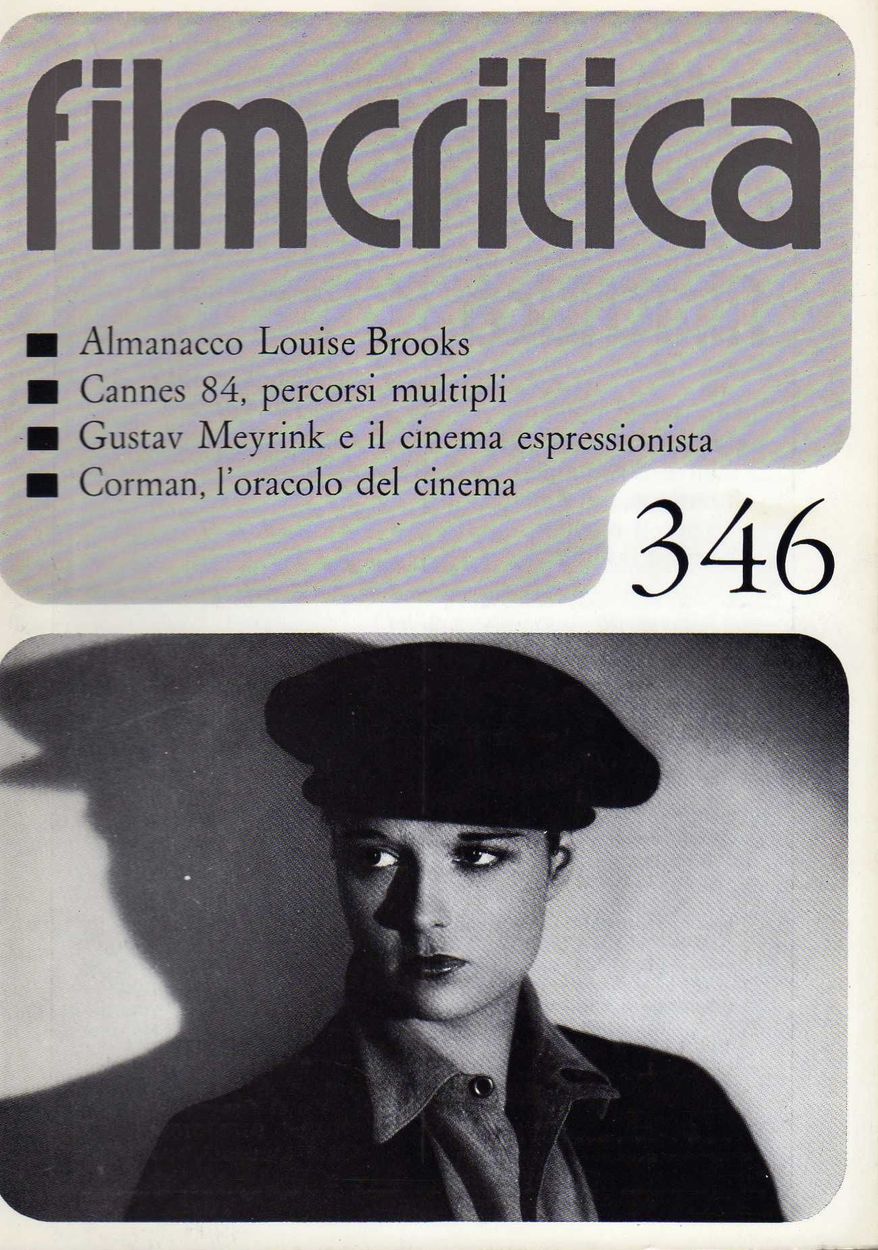 FILMCRITICA magazine side cover Issue 346 July 1984