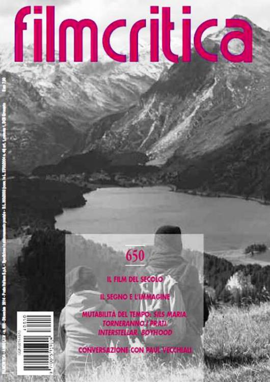 FILMCRITICA magazine side cover Issue 650 December 2014