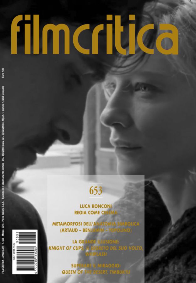 FILMCRITICA magazine side cover Issue 653 March 2015