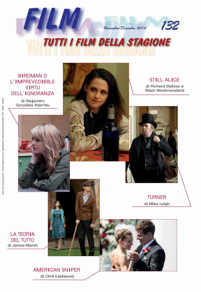FILM (It) magazine side cover Issue 132 November/December 2014