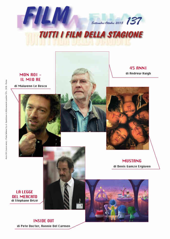 FILM (It) magazine side cover Issue 137 September/October 2015