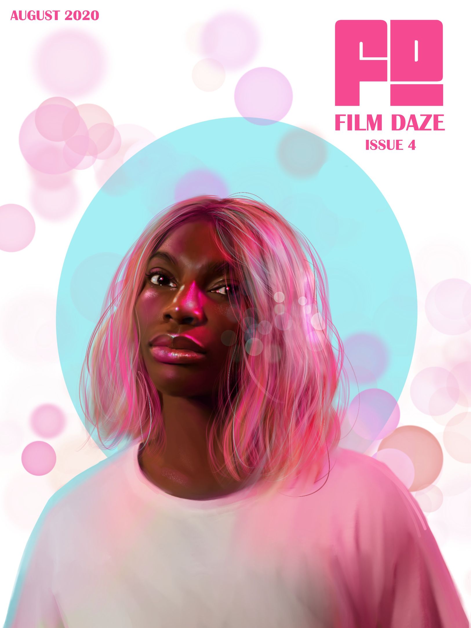 FILM DAZE magazine side cover Issue 4  August 2020