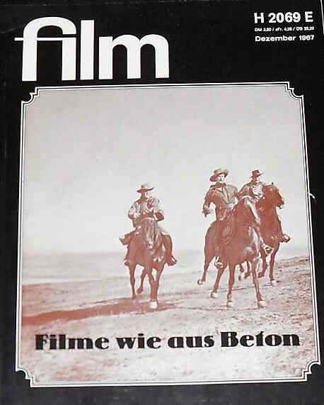 FILM/FERNSEHEN UND FILM magazine side cover Issue 12 December 1967