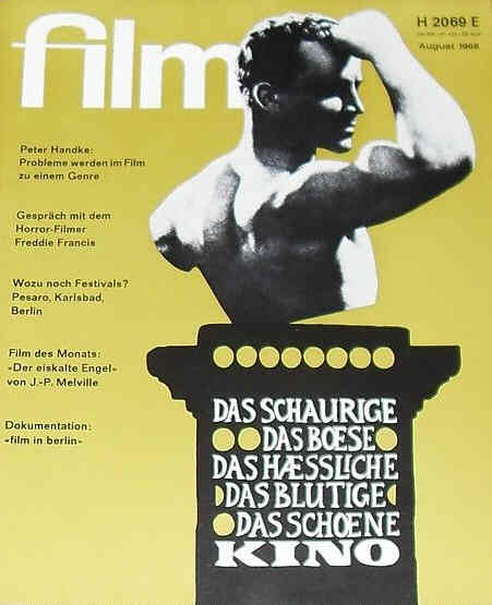 FILM/FERNSEHEN UND FILM magazine side cover Issue 8 August 1968
