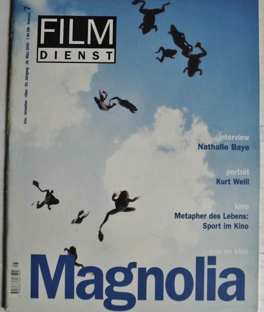 FILM DIENST magazine side cover Issue 7 28 March 2000
