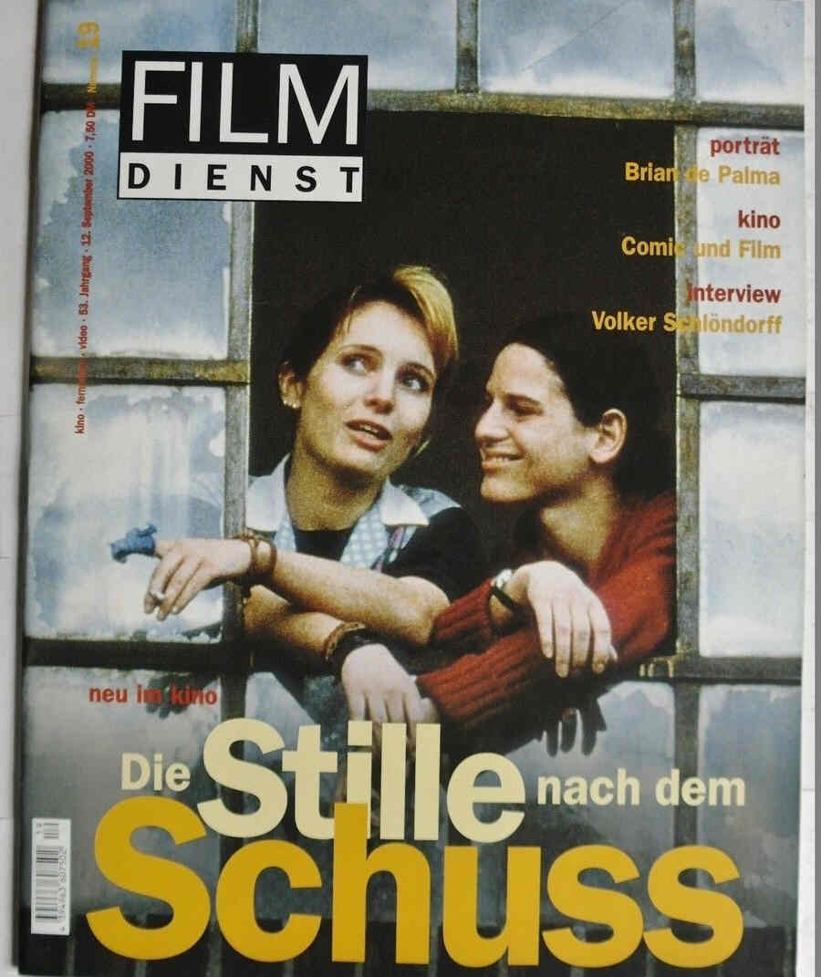 FILM DIENST magazine side cover Issue 19 12 September 2000