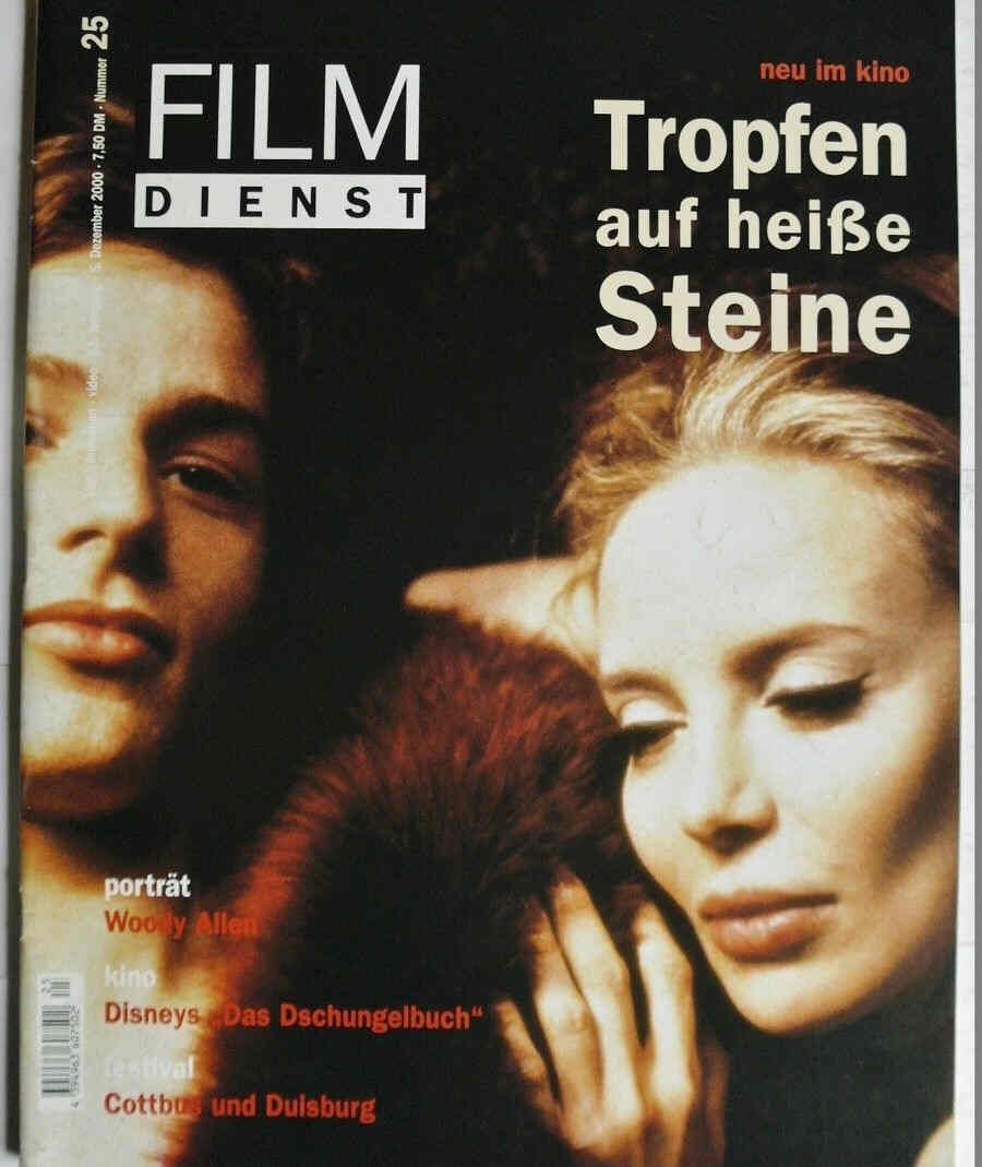 FILM DIENST magazine side cover Issue 25 5 December 2000