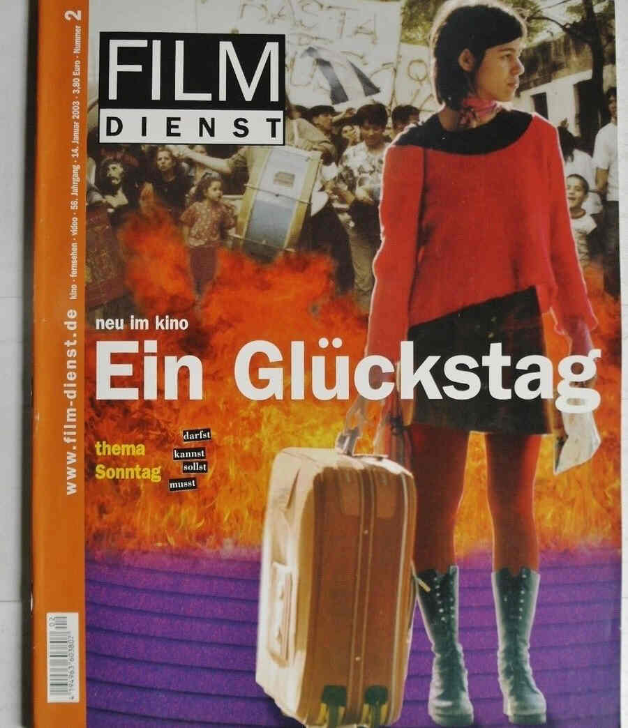 FILM DIENST magazine side cover Issue 2 14 January 2003