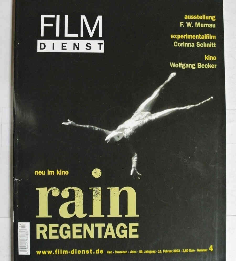 FILM DIENST magazine side cover Issue 4 11 February 2003
