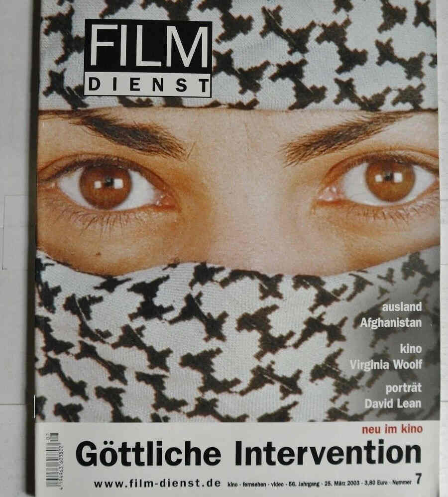 FILM DIENST magazine side cover Issue 7 25 March 2003