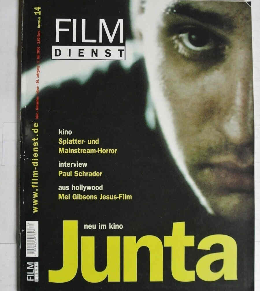 FILM DIENST magazine side cover Issue 14 1 July 2003