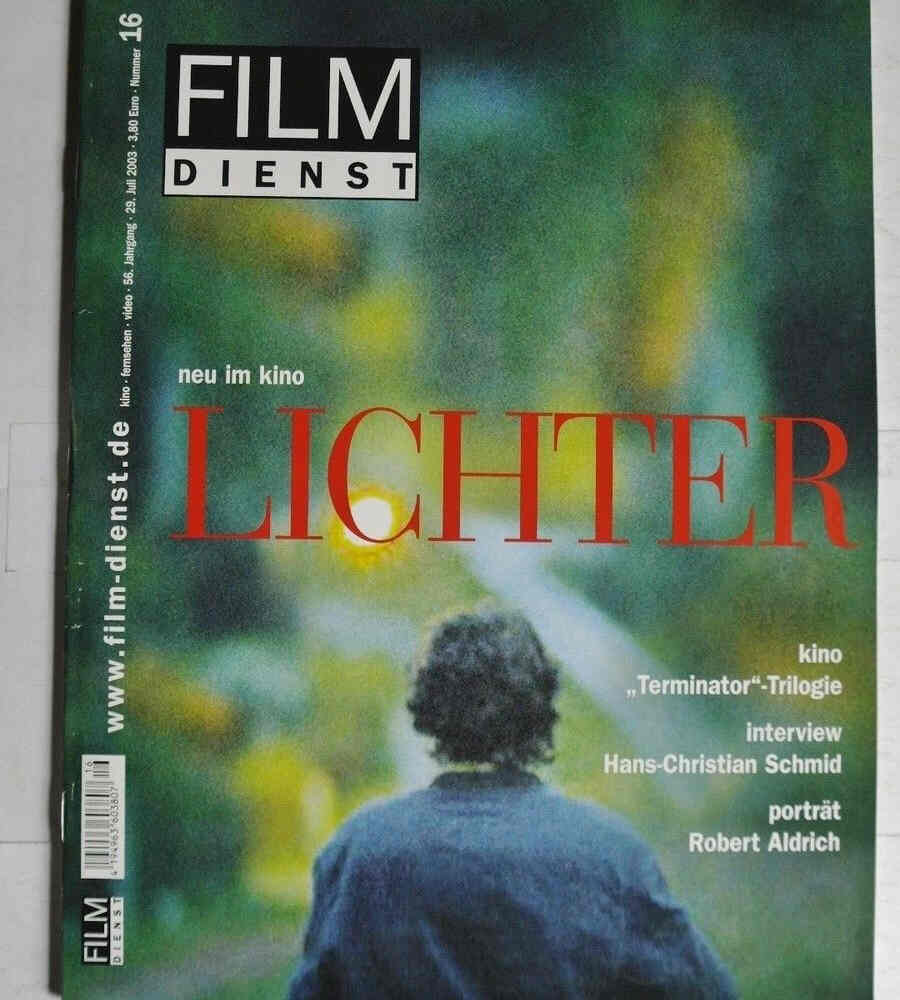 FILM DIENST magazine side cover Issue 16 29 July 2003