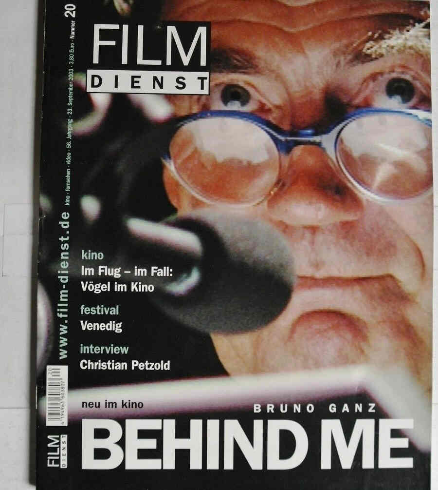 FILM DIENST magazine side cover Issue 20 23 September 2003