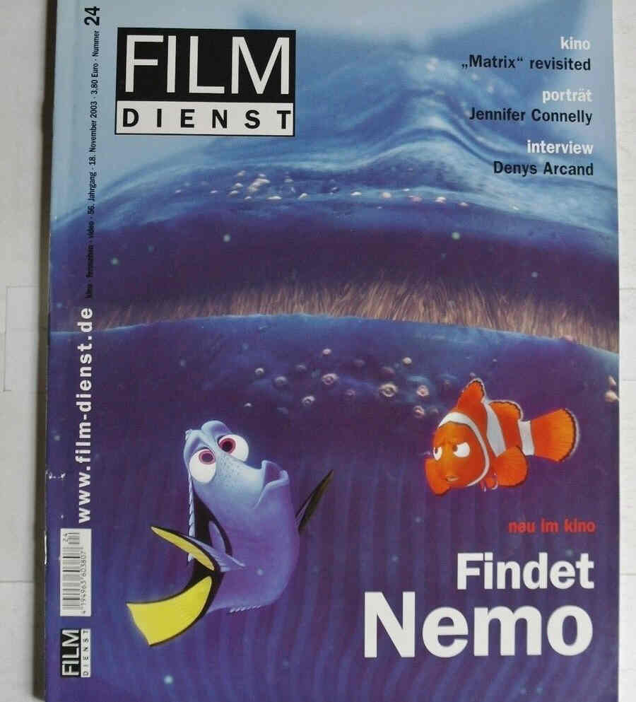 FILM DIENST magazine side cover Issue 24 18 November 2003