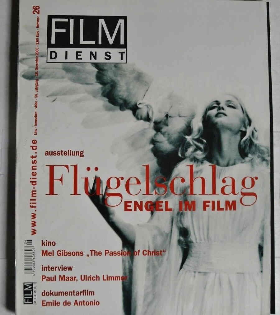 FILM DIENST magazine side cover Issue 26 16 December 2003