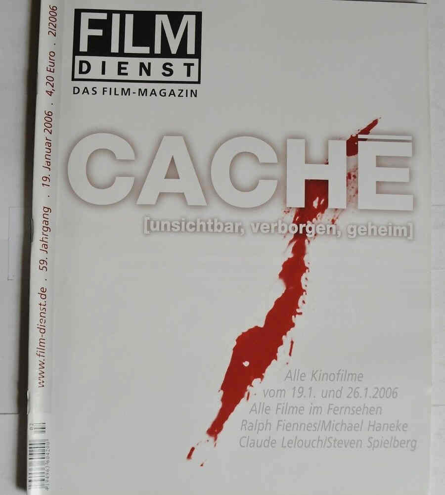 FILM DIENST magazine side cover Issue 2 19 January 2006